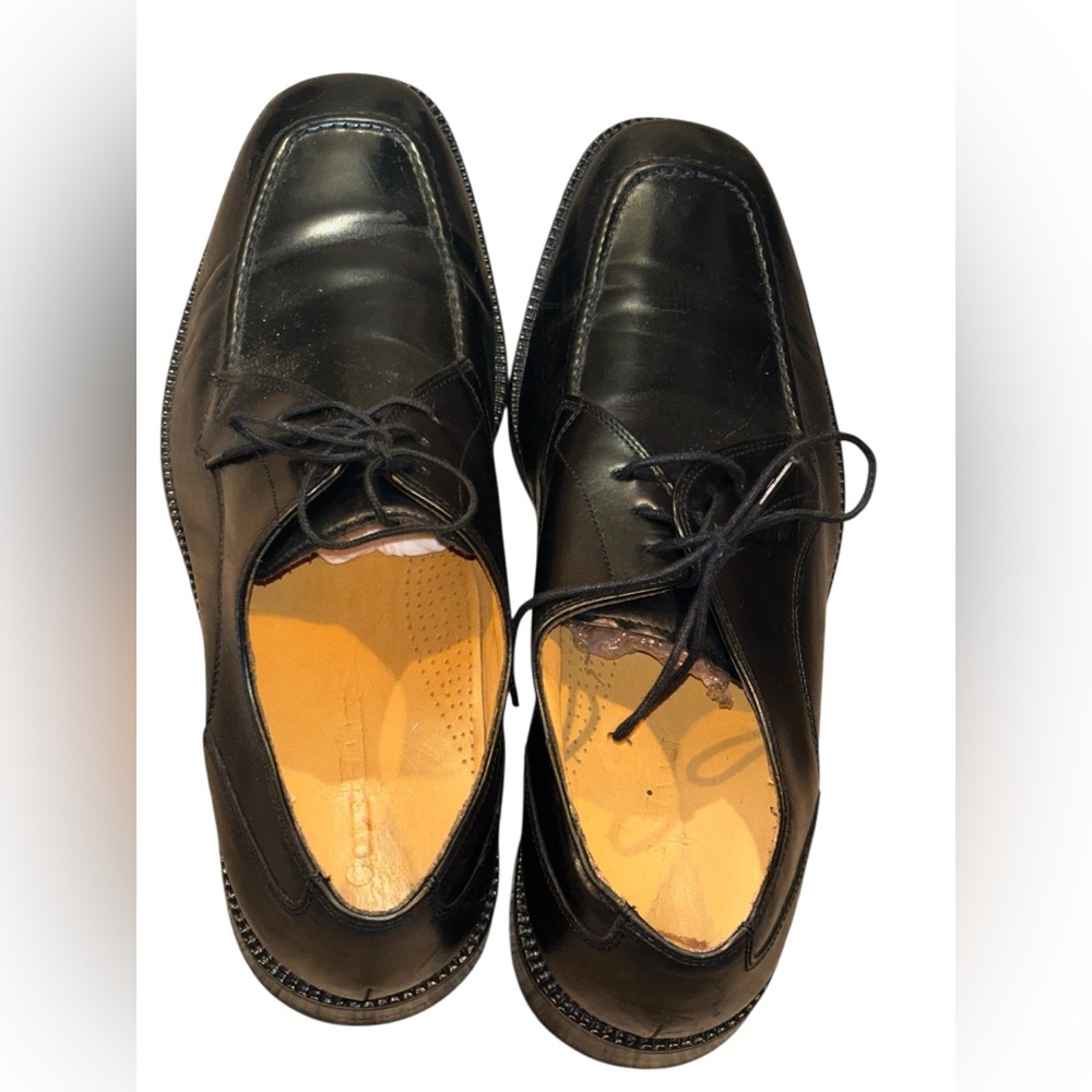COLE HAAN Men's Black Leather Dress Shoes